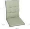 GO-DE Textil, Sesselauflage Mittellehner, 6er-Set, Farbe: Produktbild-Vorschau 2