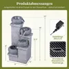 KOMFOTTEU 4-stufiger Gartenbrunnen, Springbrunnen Produktbild-Vorschau 8