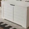 Grande Armoire En Bois Pour Rangement Blanche Boîte Pour Voir les images du produit 5