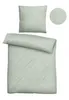 Biberna Bettwäsche salbei 1x 135x200 cm + 1x 80x80 cm Produktbild-Vorschau 8