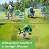 AREBOS Mobiler Begrenzungszaun 20 m, Flexibler Gartenzaun Produktbild-Vorschau 9