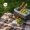 Koc Półwełniany Morfey Narzuta na łóżko Pled Jasnobeżowy Podgląd zdjęcia produktu 6