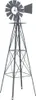 vidaXL Moulin à vent Gris 84 x 68 x 245 cm Fer Voir les images du produit 7