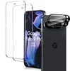 A product shot showing a smartphone and protective screen covers. Produktbild-Vorschau
