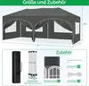EUGAD Pavillon 3x6 m faltbar, Pop-Up Faltpavillon Produktbild-Vorschau 3