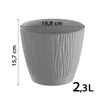 Doniczka Sandy z miską biała 16,8 cm Podgląd zdjęcia produktu 10