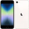 A white iPhone SE is shown from the front and back. Produktbild-Vorschau