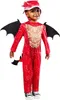 Roter Feuerdrache Karnevalskostüm Kinder Fasching Produktbild-Vorschau 5