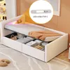 A bed with storage drawers and LED lighting. Produktbild-Vorschau