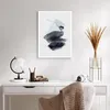 Poster - Poster ohne Rahmen - Blau Grau Aquarell - 50x70 cm Produktbild-Vorschau 5