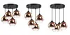 LUXOLAR - Lampa wisząca 4 płomienie szklany klosz Podgląd zdjęcia produktu 4