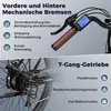 Ebike 26 Zoll e Bike Herren 36V 20.3Ah Akku Elektrofahrrad Produktbild-Vorschau 12