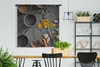 MuchoWow® Wandteppich Wandbehang Kräuter - Löffel - Schale Produktbild-Vorschau 3