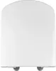 A top-down view of a white toilet seat. Podgląd zdjęcia produktu