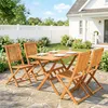 SUGIFT Gartenmöbel Set Akazienholz klappbar, Sitzgruppe Produktbild-Vorschau 1