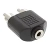 InLine Audio Adapter, 3,5mm Klinke Buchse Stereo an 2x Produktbild-Vorschau 2