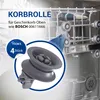 Rollen 4x passend wie Bosch 00611666 00165313 Korbrollen Produktbild-Vorschau 2