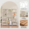 Merax Bücherregal Vitrine 180 cm, Modernes Standregal mit Produktbild-Vorschau 5