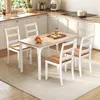 Set di 4 sedie da pranzo COSTWAY, sedie da cucina in legno, Anteprima dell’immagine prodotto 8
