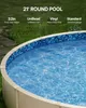 Liner rotondo per piscine VEVOR, diametro 640 x 120 cm, Anteprima dell’immagine prodotto 2