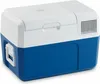 A white and blue portable cooler. Produktbild-Vorschau