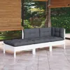 vidaXL Ensemble de salon de jardin 3 pièces avec coussins Voir les images du produit 9