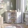 Wickelkommode Vicco Aria Weiß 85 x 90 cm mit Regalen und 4 Produktbild-Vorschau 3
