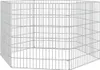 vidaXL Výbeh pre voľný výbeh 6-dielny 54x60 cm Pozinkované Náhľad obrázku produktu 4