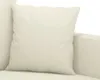 A close-up view of a cream-colored sofa cushion. Produktbild-Vorschau