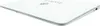 A white laptop is shown from a side angle on a white background. Produktbild-Vorschau