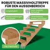 Modřínové terasové schodiště Kroky Šířka schodiště: 6 Náhled obrázku produktu 2