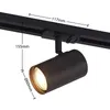 Lindby Schienenspot Linaro, GU10, Ø 6 cm, schwarz, 1-Phasen Produktbild-Vorschau 4