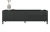 Sophia Lowboard 152 cm mit Metallfüßen schwarz-matt Produktbild-Vorschau 3