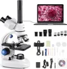 VEVOR microscopio trinoculare per adulti, set di Anteprima dell’immagine prodotto 1