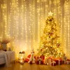 LED Lichtervorhang 3x3m Warmweiß USB mit Fernbedienung 300 Produktbild-Vorschau 9