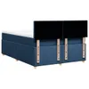 Boxspringbett mit Matratze Blau 160x200 cm Stoff Produktbild-Vorschau 8