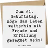 Mr. & Mrs. Panda Glückwunschkarte Spruch 61. Geburtstag Produktbild-Vorschau 1