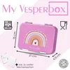 My Vesperbox Len Brotdosen-Set – Box Rosa - Regenbogen, Produktbild-Vorschau 2