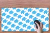 MuchoWow® Schreibtischunterlage Blau - Elefant - Design Produktbild-Vorschau 3