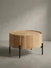 Couchtisch Akazie Massivholz 60x60x41 cm Rund mit Produktbild-Vorschau 10