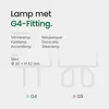 Spectrum LED Insteeklamp G4 Helder - 2W 190lm 3000K - Productafbeelding-voorbeeld 5