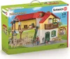 Schleich Bauernhaus mit Stall (42407) Produktbild-Vorschau 1