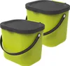 Rotho 2er-Set Mülltrennsystem 6L Albula - BiomMülleimer Produktbild-Vorschau 1