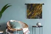 MuchoWow® Wandteppich Wandbehang Marmor - Gold - Glitter - Produktbild-Vorschau 6
