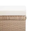 vidaXL Sgabello da giardino 2 pezzi con cuscino di seduta Anteprima dell’immagine prodotto 17