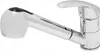 A chrome kitchen faucet with a pull-out spray head. Anteprima dell’immagine prodotto
