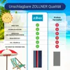 Strandlaken XXL aus Baumwolle, 100x200 cm, blau-rot-weiß Produktbild-Vorschau 6