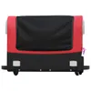 vidaXL Rimorchio per biciclette nero e rosso 45 kg di ferro Anteprima dell’immagine prodotto 5