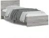 vidaXL Bettgestell mit Kopfteil Grau Sonoma 90x200 cm Produktbild-Vorschau 1