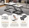 MODFU Tables Basses Gigognes Carrées avec Pieds Réglables - Voir les images du produit 4